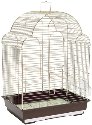 Изображение Panama Pet Klatka dla ptaków 42x30x57 cm zoto/brzowa