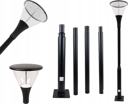 Picture of Parko sviestuvas NOLINA, 230Vac, 30W, 4500lm, juodas