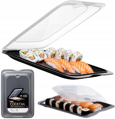 Изображение Partikas uzglabasanas trauks augliem un susi  Coctail 17x25 2x3 2cm melns 8411801227220