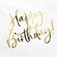 Picture of Party Deco Serwetki Happy Birthday biae - 33 cm - 20 szt. uniwersalny