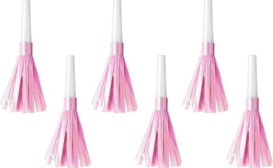 Picture of Party Deco Trbki imprezowe, jasnoróowe, 6 szt. uniwersalny