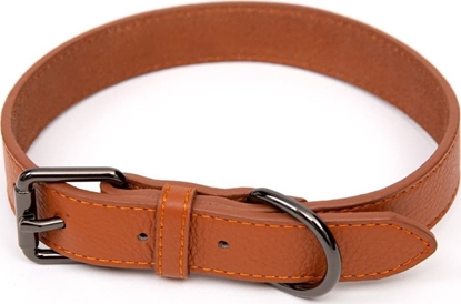 Attēls no Paw Paw Love - Halsbånd læder hund (Large) - Cognac