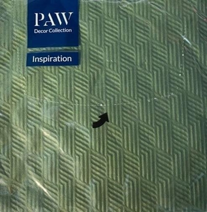 Attēls no Paw Serwetki Inspirujcy wzór zielony 33x33cm 20szt