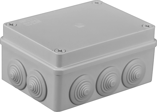 Picture of Pawbol Puszka hermetyczna 10 dawików IP55 szara (S-BOX 306)