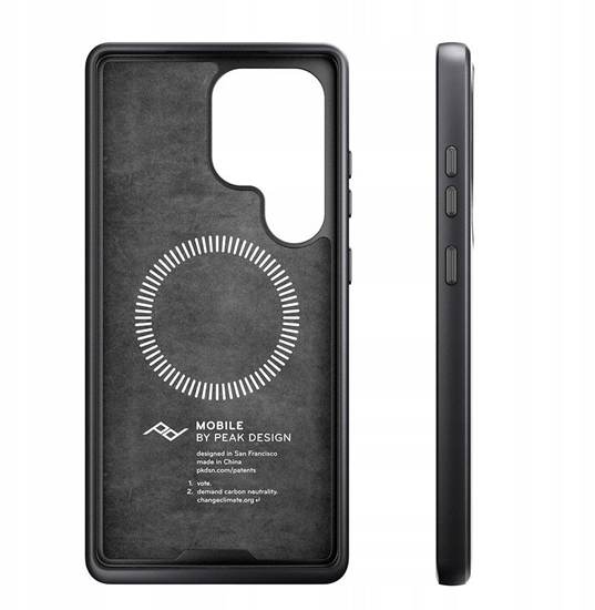 Изображение Peak Design Mobile Etui Everyday Case Clarino Samsung Galaxy S25 Ultra - Czarny