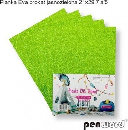 Изображение Penword PIANKA EVA BROKAT JASNOZIELONA 21X29,7a5