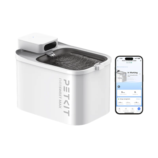 Picture of PETKIT  Drinking Fountain  Eversweet Max  Capacity 3 L  Material  Food-grade ABS  White 6975069302829