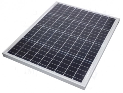 Attēls no Photovoltaic cell; polycrystalline silicon; 670x530x25mm; 50W