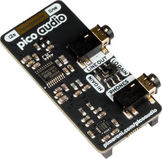 Picture of PiMoroni Pico Audio Pack - wyjcie liniowe i wzmacniacz suchawkowy}