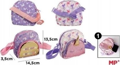 Picture of Piórnik Bee-bee Mini plecak Unicorn 135x145x35mm