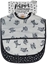 Picture of Pippi Longstocking bib, 2 pieces, black