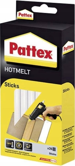 Picture of Pistolet do kleju Pattex Pattex Hot Sticks, transparent, ° 11 mm, 25 Sticks, 500g