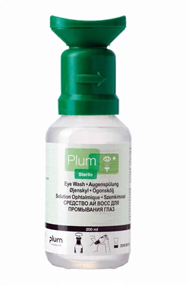 Picture of Pyn do oczu PLUM Eyewash, 0,9% chlorku sodu, z nakadk na oko, 500ml
