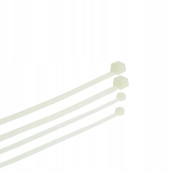 Изображение PLASTROL OPASKA PLASTIKOWA BIAA 3,6 x 250mm 100szt.