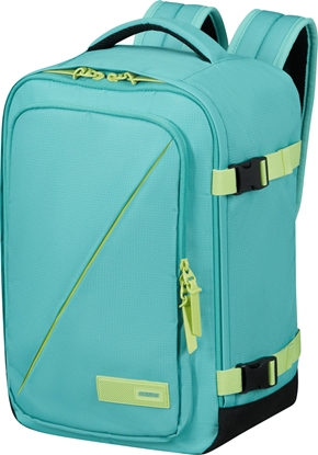 Picture of Plecak kabinowy American Tourister Take2Cabin S - Dusty Turquoise/Lime