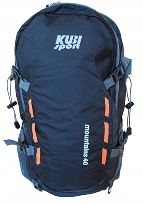 Picture of Plecak Turystyczny Sportowy Damski Mski Duy Czarny Solidny KUBISPORT 40 L