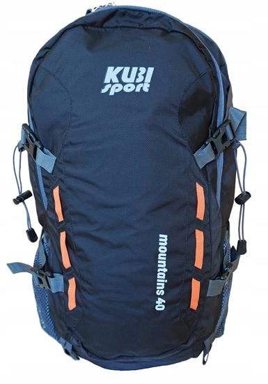 Picture of Plecak Turystyczny Sportowy Damski Mski Duy Czarny Solidny KUBISPORT 40 L