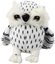 Изображение Pluszowa Maa Sowa Maskotka Przytulanka Biaa Czarne Ctki 15cm