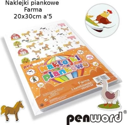 Изображение Polsirhurt Naklejki piankowe farma 20x30 (5)