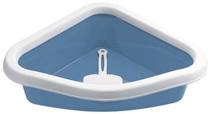 Attēls no Poop toilet Sprint Corner 56x40x14cm blue/white 8003507966215