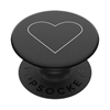 Изображение Popsockets 2 White Heart Black 800667 uchwyt i pod