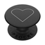 Attēls no Popsockets 2 White Heart Black 800667 uchwyt i pod