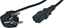 Picture of POSAC-C13-EUL30: POS AC cable C13-YJT3[10A]-CEE7/7-YJ-03-90?[10A] H03VV-F3G1,0 L=3000 black