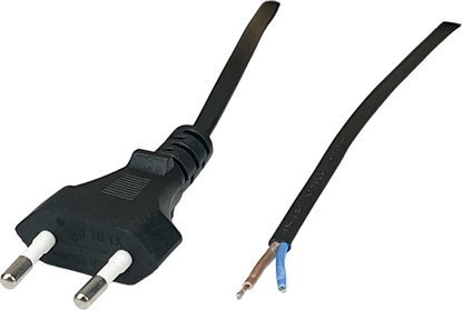 Изображение POSAC-CEE7/16BK30: POS AC cable CEE7/16-YJ01[2,5A]-tinned ends H03VVH2-F2G0,75 L=3000 black