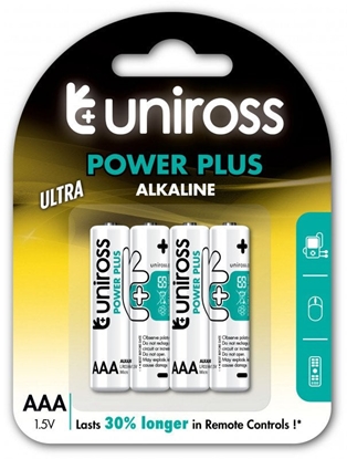 Изображение ExtraLink Power Plus AAA / LR3 Bateria 1100mAh 4 szt