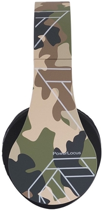 Attēls no PowerLocus Bluetooth Headphones P2 Kids Camouflage