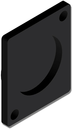 Picture of Procab Procab VCD10-P Blind plate - D-size 100 pieces