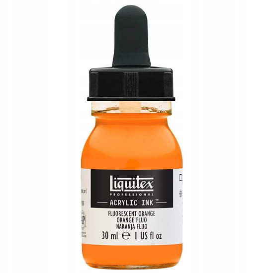 Picture of Proff. acrylic ink 30ml flourescent orange 982