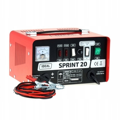 Picture of Prostownik SPRINT 20, napicie adowania: 12/24 V IDEAL, prd adowania: 20A, napicie zasilania: 230V, rodzaj akumulatora: Ca/Ca