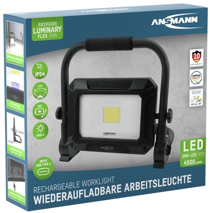 Attēls no Przenone wiato przemysowe Ansmann FL50W-R 50 W 4500 lm wiato dzienne