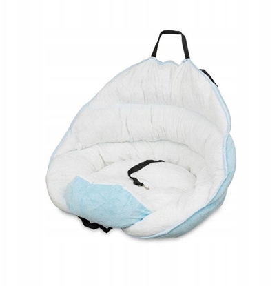 Изображение Przenony fotelik samochodowy, dla psa, niebieski, 60*50*50cm