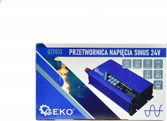 Picture of Przetwornica Geko Przetwornica napicia SINUS 24V/230V 500/1000W (10)