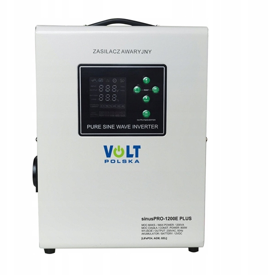 Picture of Przetwornica Volt Przetwornica VOLT POLSKA SINUSPRO 1200E PLUS 12V 800/1200W LiFePO4, MENU