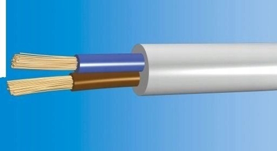 Изображение Przewód H03VV-F (OMY) 2X0,75mm2 NKT 160062000C0100 300/300V 100m biay
