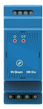 Picture of Przewodowy dimmer do 5 tam led na szyn din biay DIM-S5M Tech Sterowniki