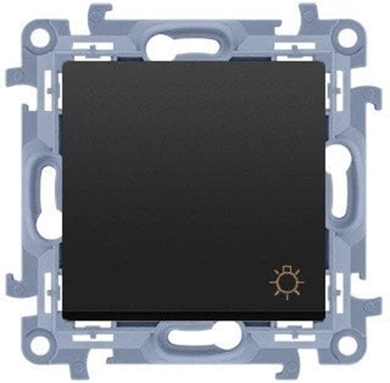 Picture of Przycisk wiato szybkozczka Kontakt-Simon Simon 10 CS1C.01/49 czarny mat