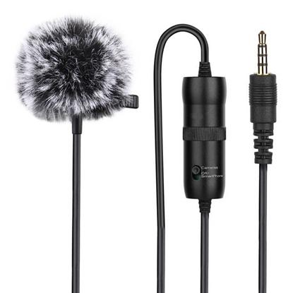 Изображение Puller Microphone with a clip PULUZ 3.5mm Jack 6m