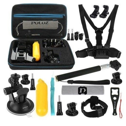 Изображение Puller Puluz 20 in 1 Accessories Ultimate Combo Kits for sports cameras PKT11