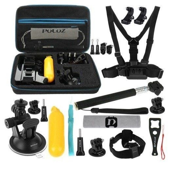 Изображение Puller Puluz 20 in 1 Accessories Ultimate Combo Kits for sports cameras PKT11