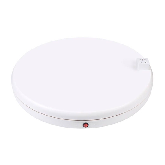 Изображение Puller Rotating display stand Puluz with power socket 45 cm (white)