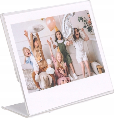 Picture of Ramka Stojca Do Zdj Do Fuji Instax Wide 400 Square Polaroid 600 Sx70 Now / Przezroczysty / Orientacja Pozioma