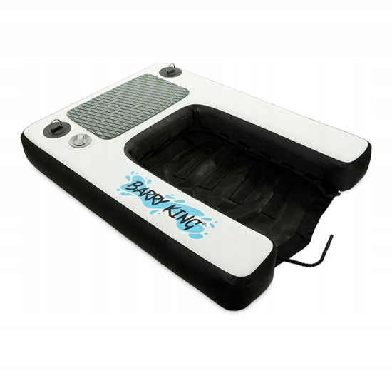 Picture of Rampa, dla psa, biao-czarna, pompowana, 80x60x10cm