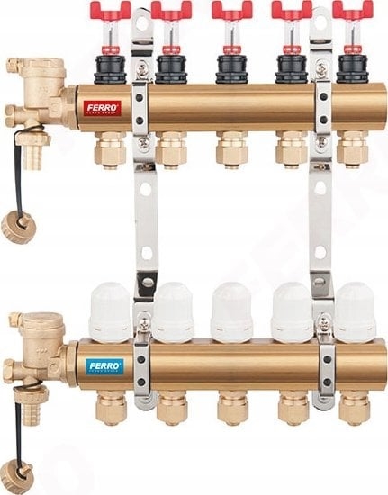 Picture of Red RED-Rozdzielacz 1" 3-obw.nierdz.PEX