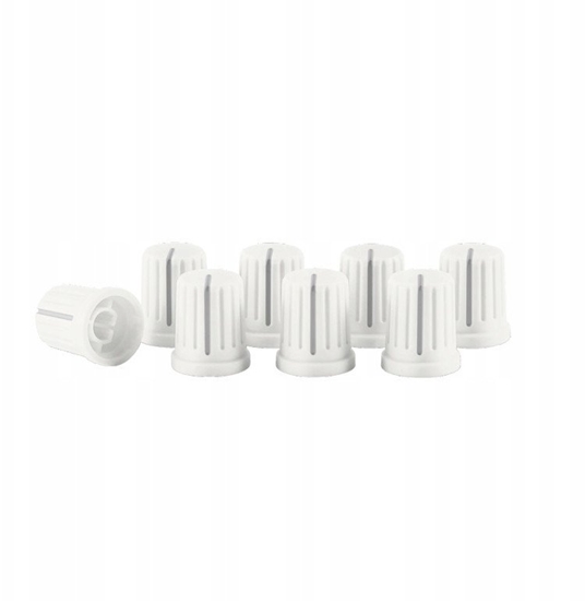 Изображение RELOOP Knob Cap Set White 8 szt.