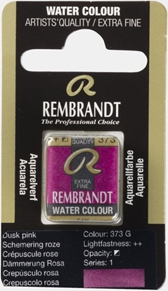 Attēls no Rembrandt Watercolour Pan Dusk Pink 373