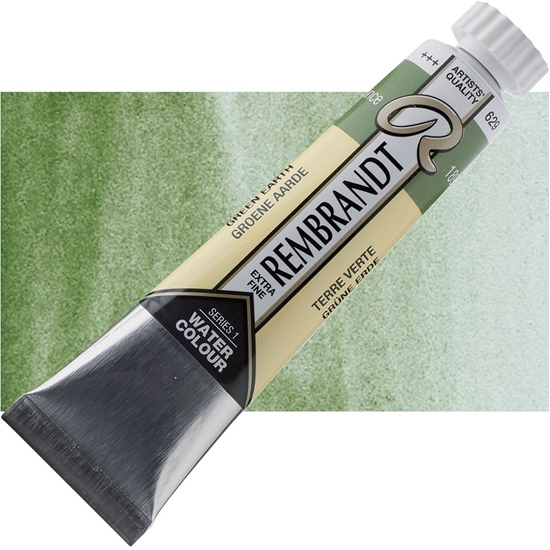 Picture of Rembrandt Watercolour Tube Green Earth 629